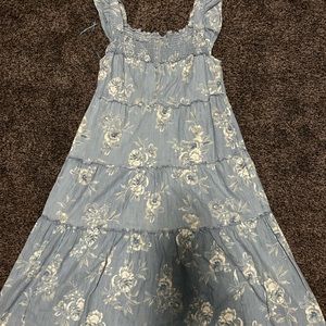 Old Navy blue floral dress NWT